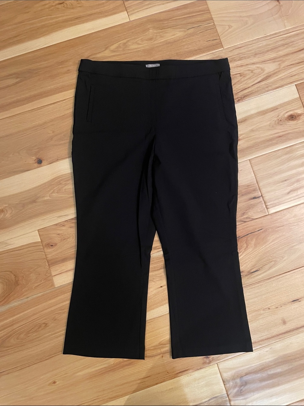 Maurices Black Wide-Leg Cropped Pants